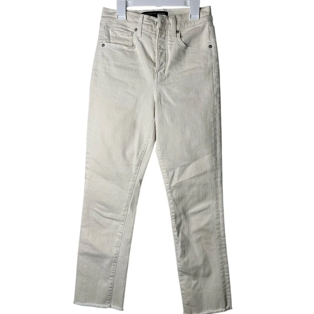 Veronica Beard women Off-White Straight Jeans‎